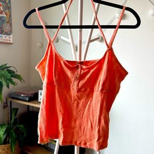 Anthro Peach Tank Top